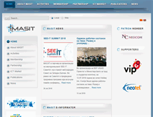 Tablet Screenshot of masit.org.mk